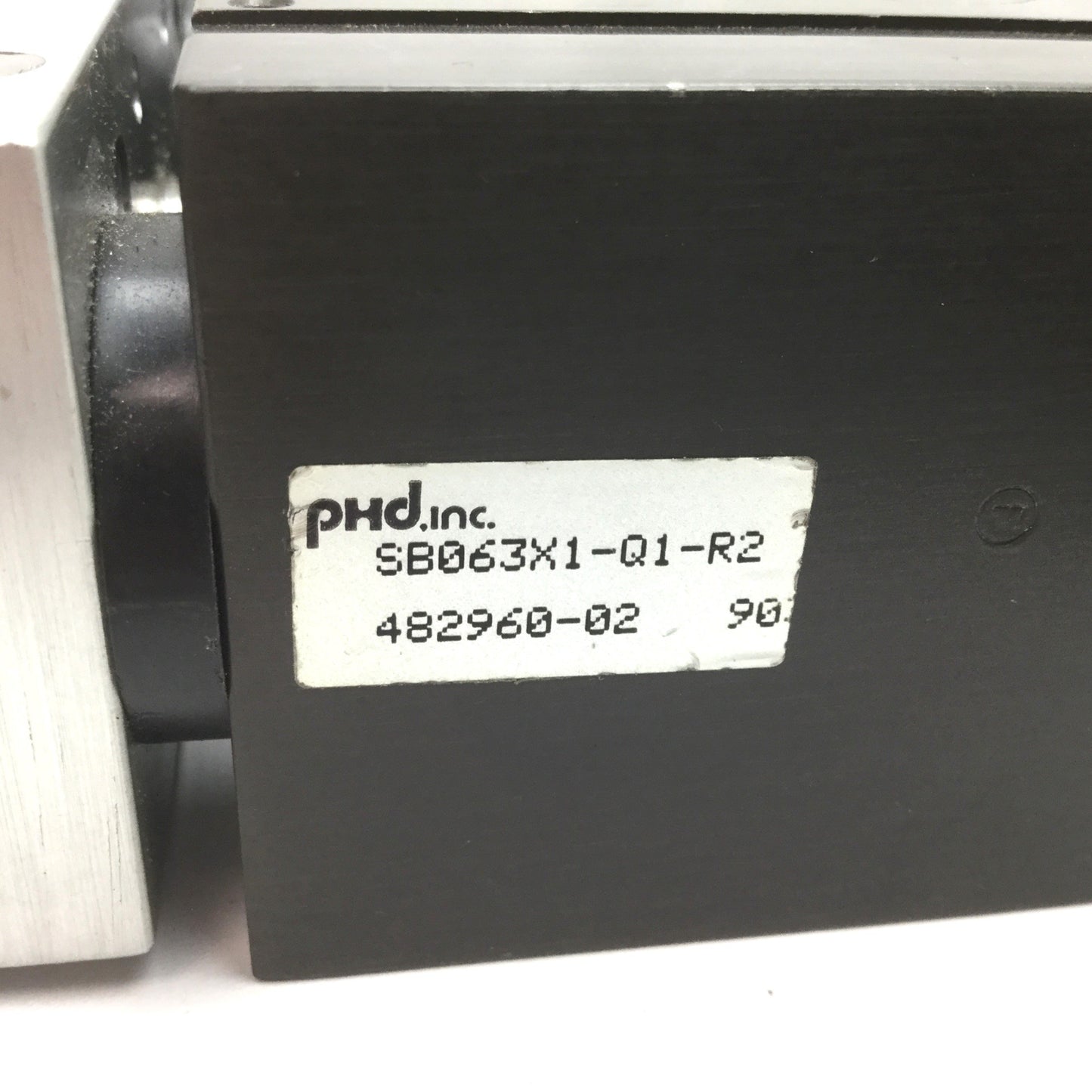 New – Open box Phd SB063X1-Q1-R2 Pneumatic Slide Cylinder, Bore 1.25", Stroke 1", Port 1/8" NPT