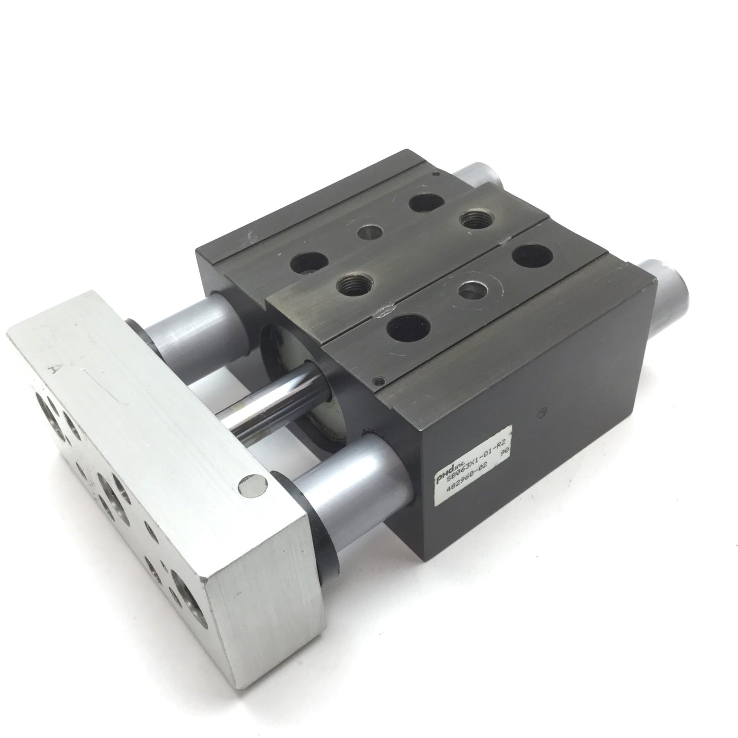 New – Open box Phd SB063X1-Q1-R2 Pneumatic Slide Cylinder, Bore 1.25", Stroke 1", Port 1/8" NPT