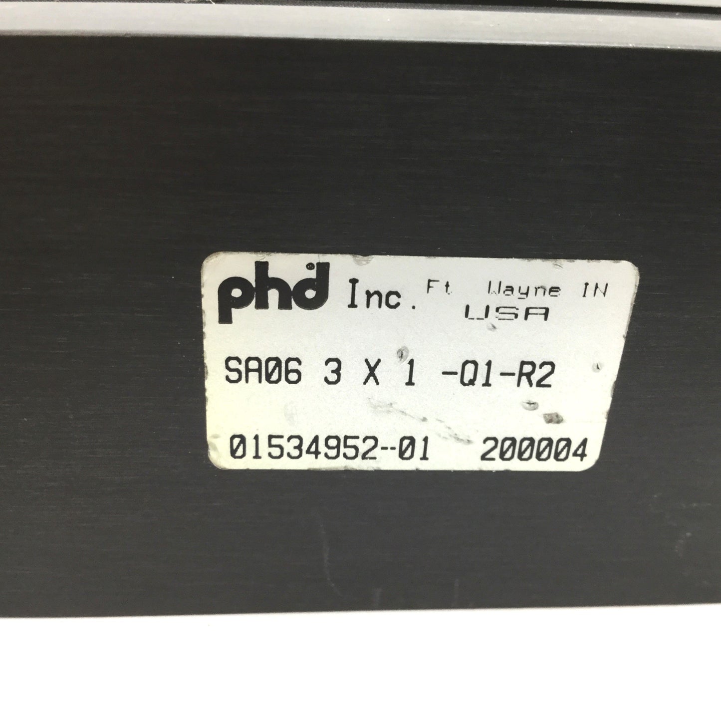 New – Open box Phd SA063X1-Q1-R2 Pneumatic Slide Cylinder, Bore 1.25", Stroke 1", Port 1/8" NPT