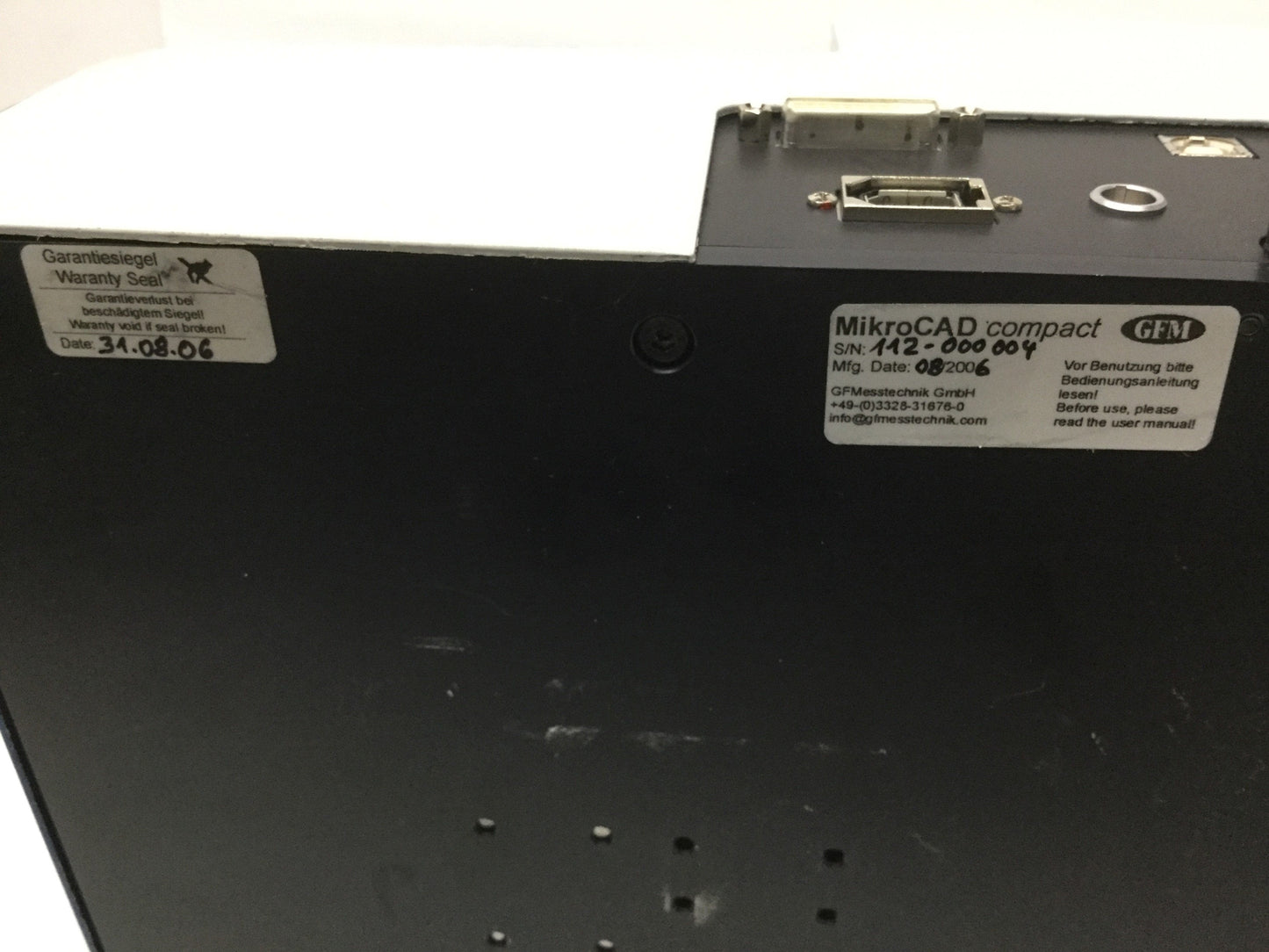 Used GFM Mahr MikroCAD Compact 3D Micro-Optical Surface Metrology Geometry Scanner