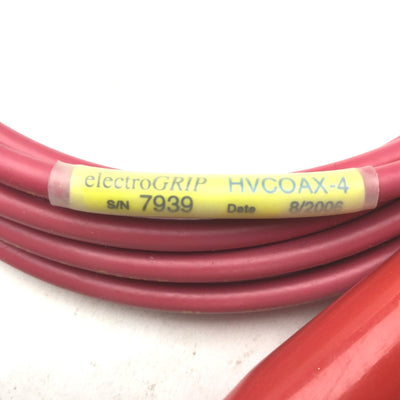 New ElectroGRIP HVCOAX-4 Driver Output Cable, Length: 4 Meters, Red