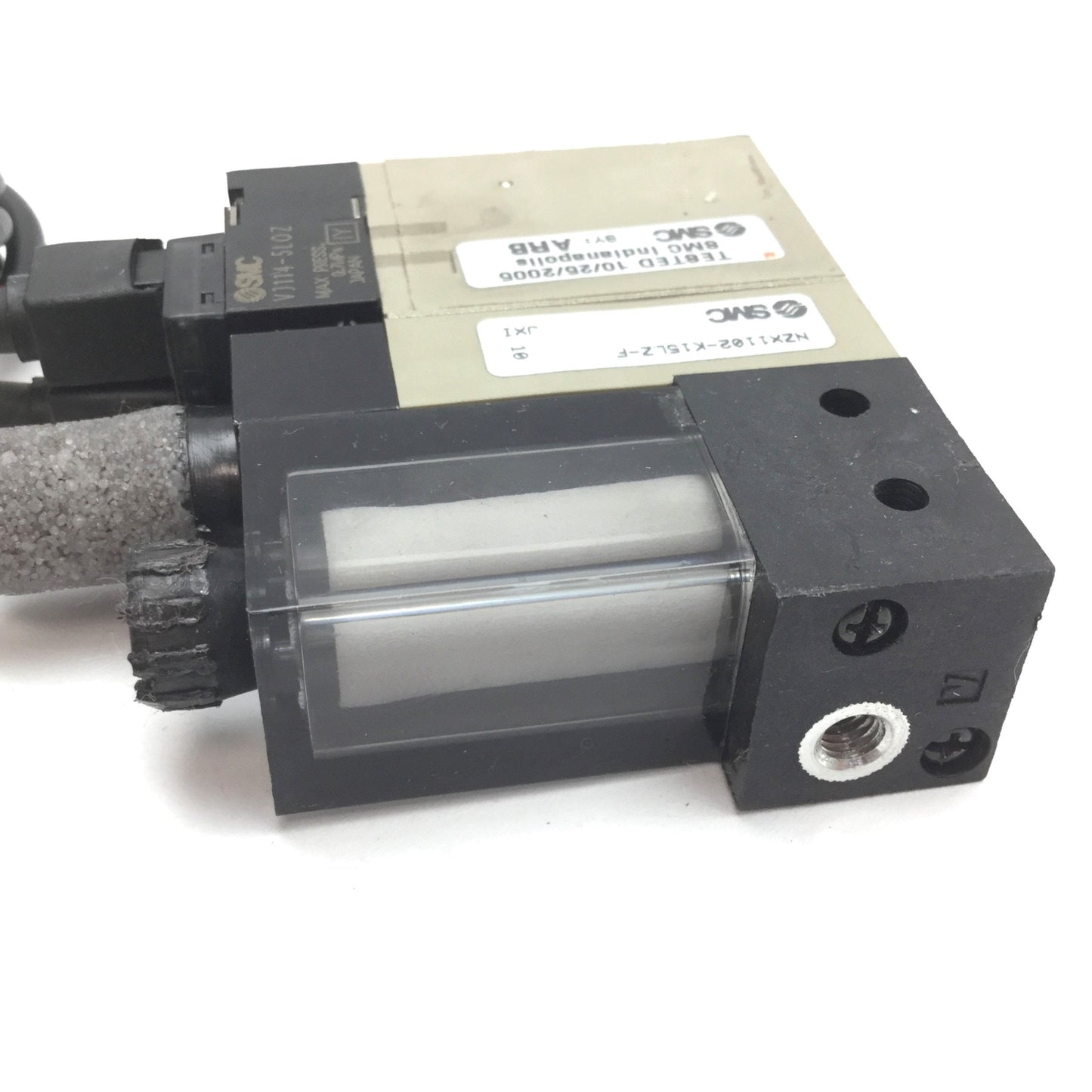Used SMC NZX1-VAK15LOZ-D-S Vacuum Valve Solenoid Modular Sub-Assembly System 24VDC