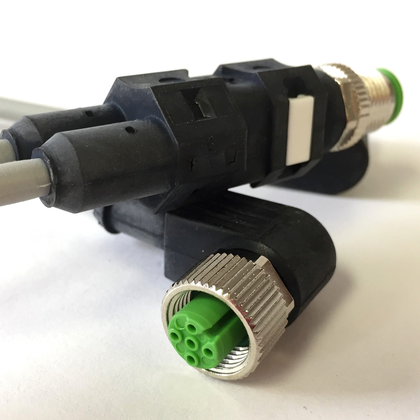 New – Open box Lot of 2 Murr Elektronik 7000-40761-2230030 Cable Cordset, M12 Y-Distributor