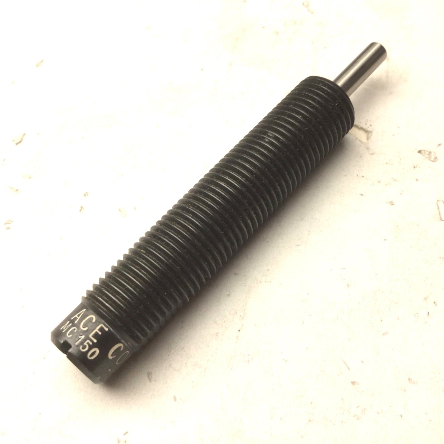 Used Ace Controls MC 150 Miniature Shock Absorber, 175 in-lbs/Cycle, 1/2" Stroke