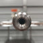 Used Hardened Linear Rod/Shaft, 25mm Diameter, 1.5m Long, M10 x 1.5 Female End Thread