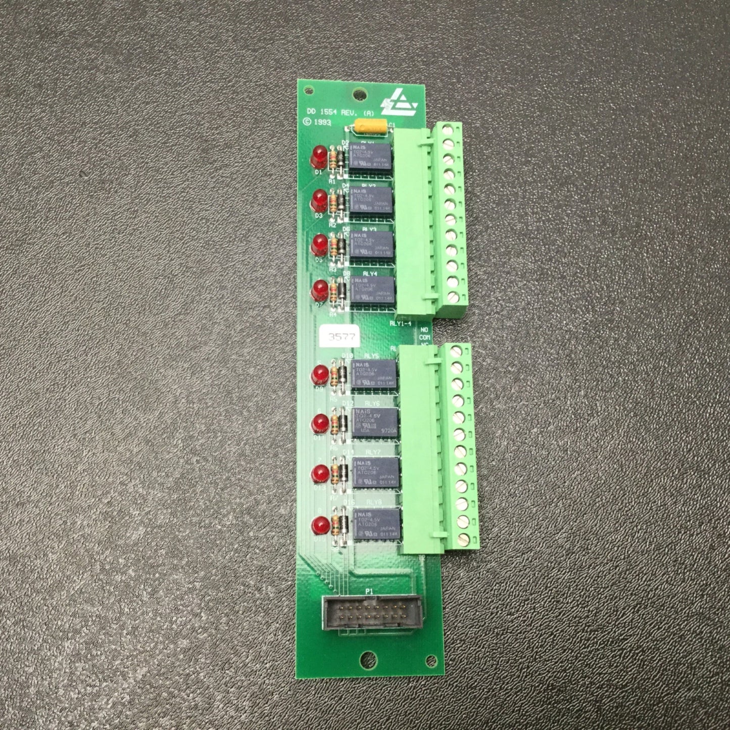 Used Air Products DD 1554 Rev A Signal Interface Relay Board 1993