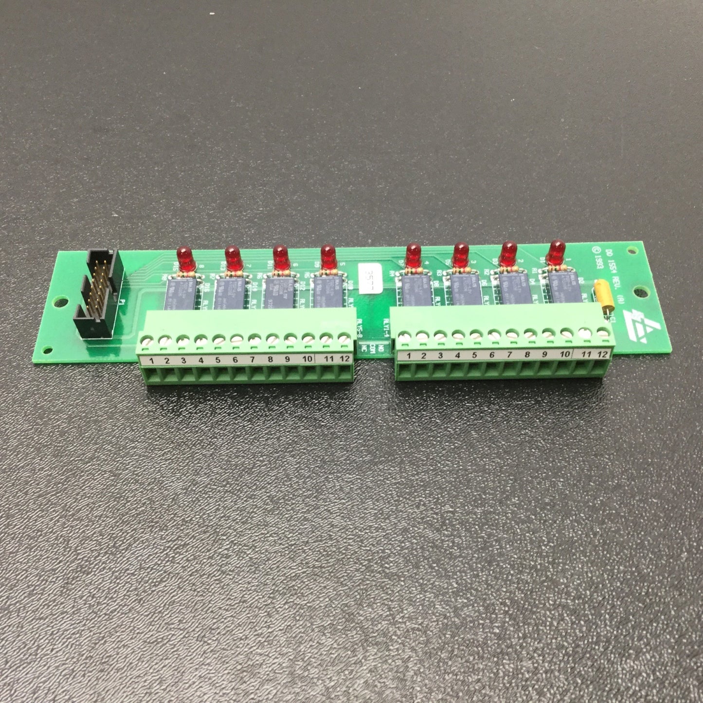 Used Air Products DD 1554 Rev A Signal Interface Relay Board 1993