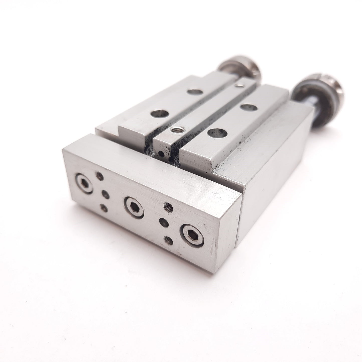 Used Phd ML304816 Pneumatic Guided Cylinder, Bore: 5/8", Stroke: 1", Ports: 10-32