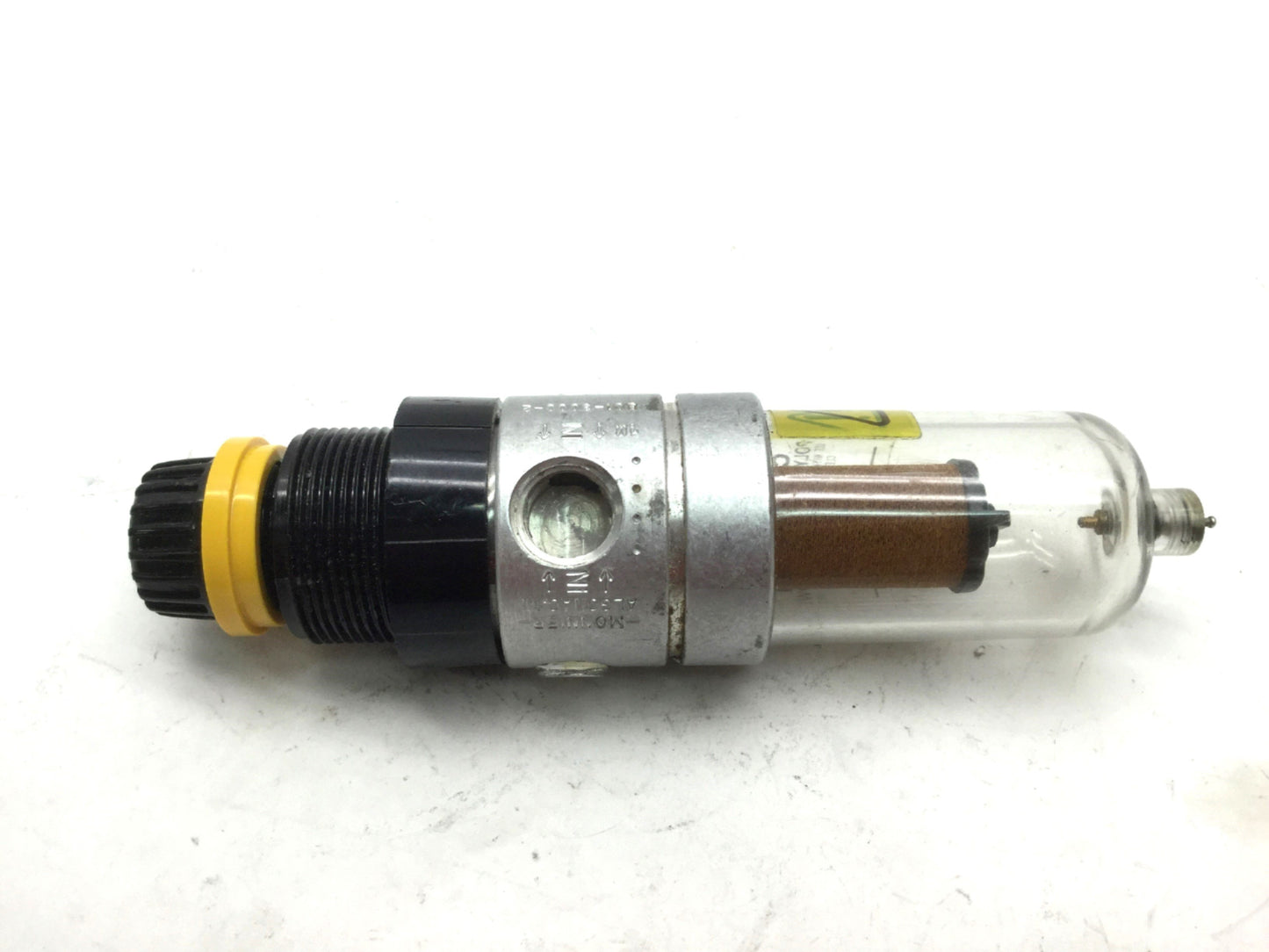 Used Monnier B01-3000-2 Pneumatic Filter Regulator 1/8" NPT 20 Micron 10-130 PSI