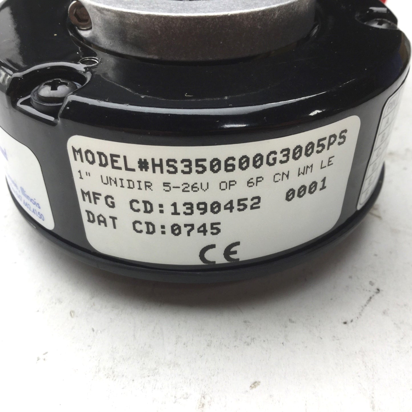 New – Open box New Dynapar HS350600G3005PS Harsh-Duty Hollow Shaft Optical Encoder 1", 5-26V
