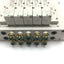 Used Bank of 5 SMC VQ4200-5 Solenoid Valve, 2-Position 5-Port, 24VDC, 0.15-1.0MPa