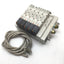 Used Bank of 4 SMC VQ4200-5 & 1 VQ4100-5 Solenoid Valve, 2-Position 5-Port, 24VDC