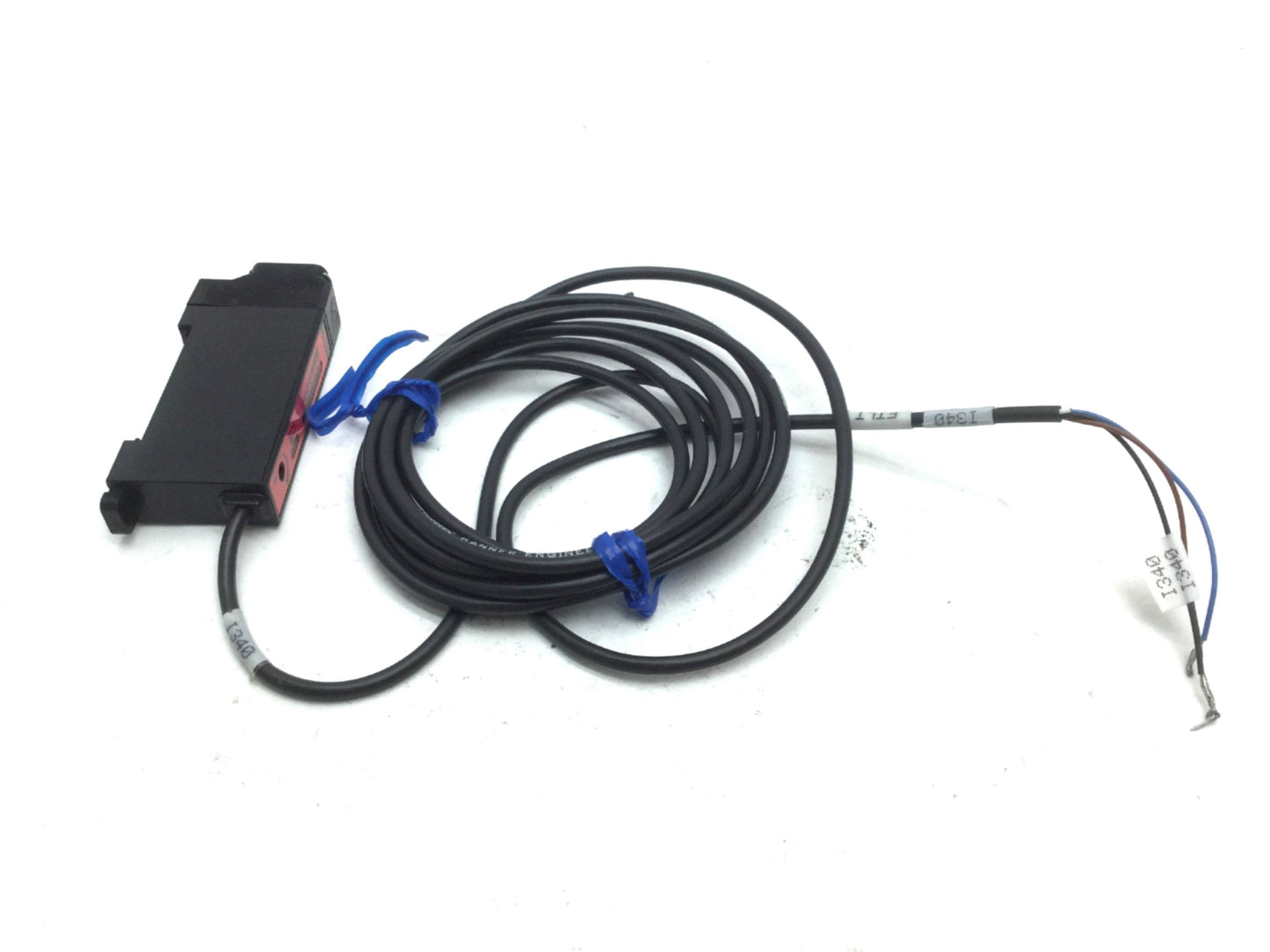 Used Banner D12SP6FVH Fiber Optic Sensors, Voltage: 10-30VDC PNP Sourcing