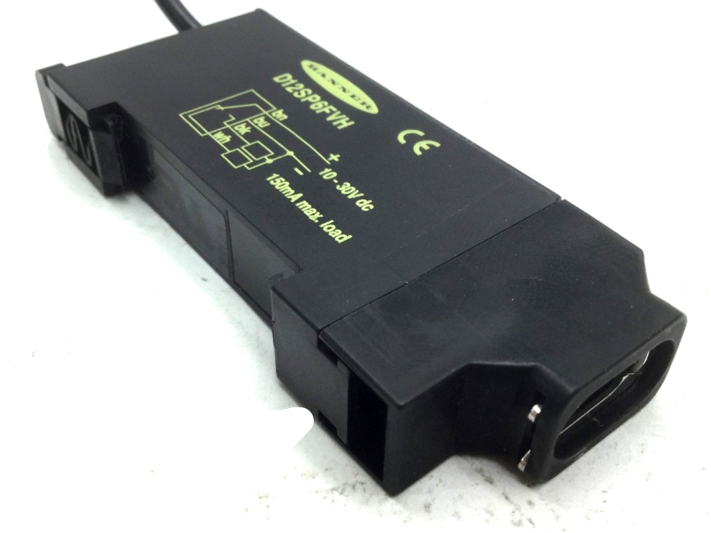 Used Banner D12SP6FVH Fiber Optic Sensors, Voltage: 10-30VDC PNP Sourcing