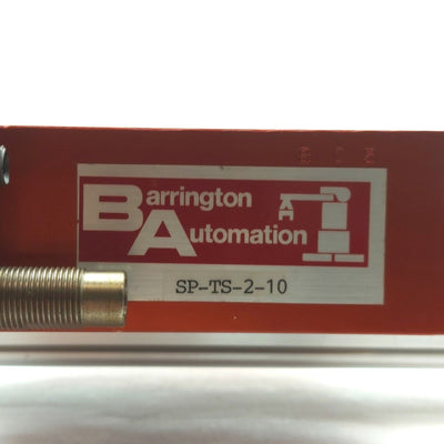 Used Barrington Automation SP-TS-2-10 Pneumatic Slide Table, Stroke: 10", Bore: 0.62"