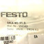 New Festo GRLA-M5-RS-B Exhaust Air Adjustable Flow Control Valve, M5 Fittings