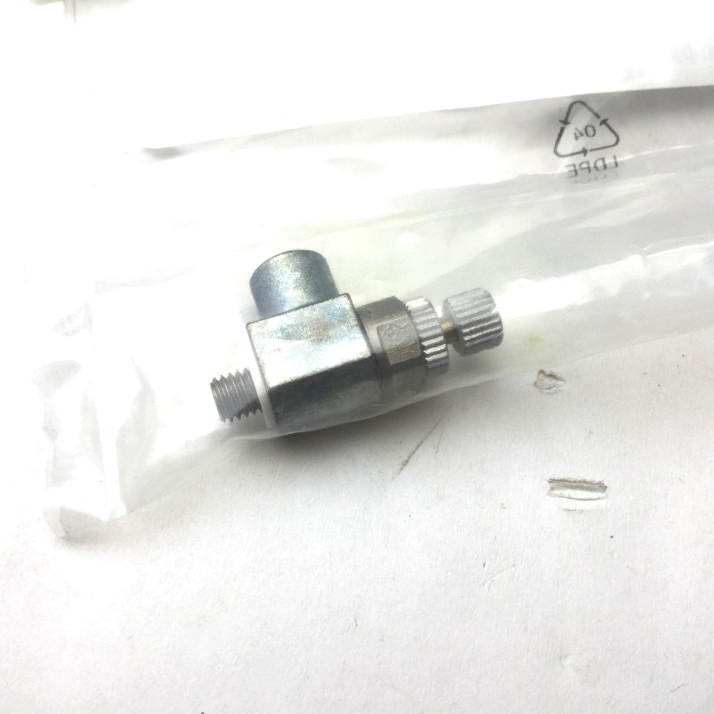 New Festo GRLA-M5-RS-B Exhaust Air Adjustable Flow Control Valve, M5 Fittings