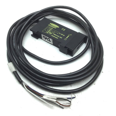Used Banner D12EN6FP Fiber Optic Sensor Red LED 10-30VDC Output: NPN