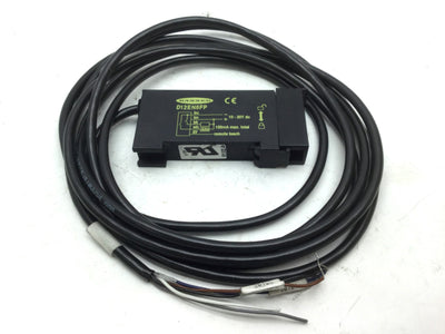 Used Banner D12EN6FP Fiber Optic Sensor Red LED 10-30VDC Output: NPN