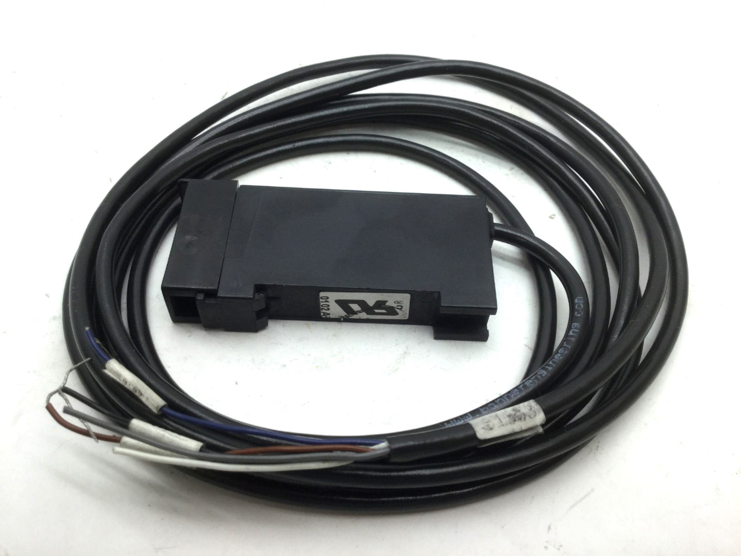 Used Banner D12EN6FP Fiber Optic Sensor Red LED 10-30VDC Output: NPN