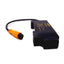 Used Banner D12SN6FVQ Fiber Optic Sensor, Voltage: 10-30VDC, Output: NPN 150mA