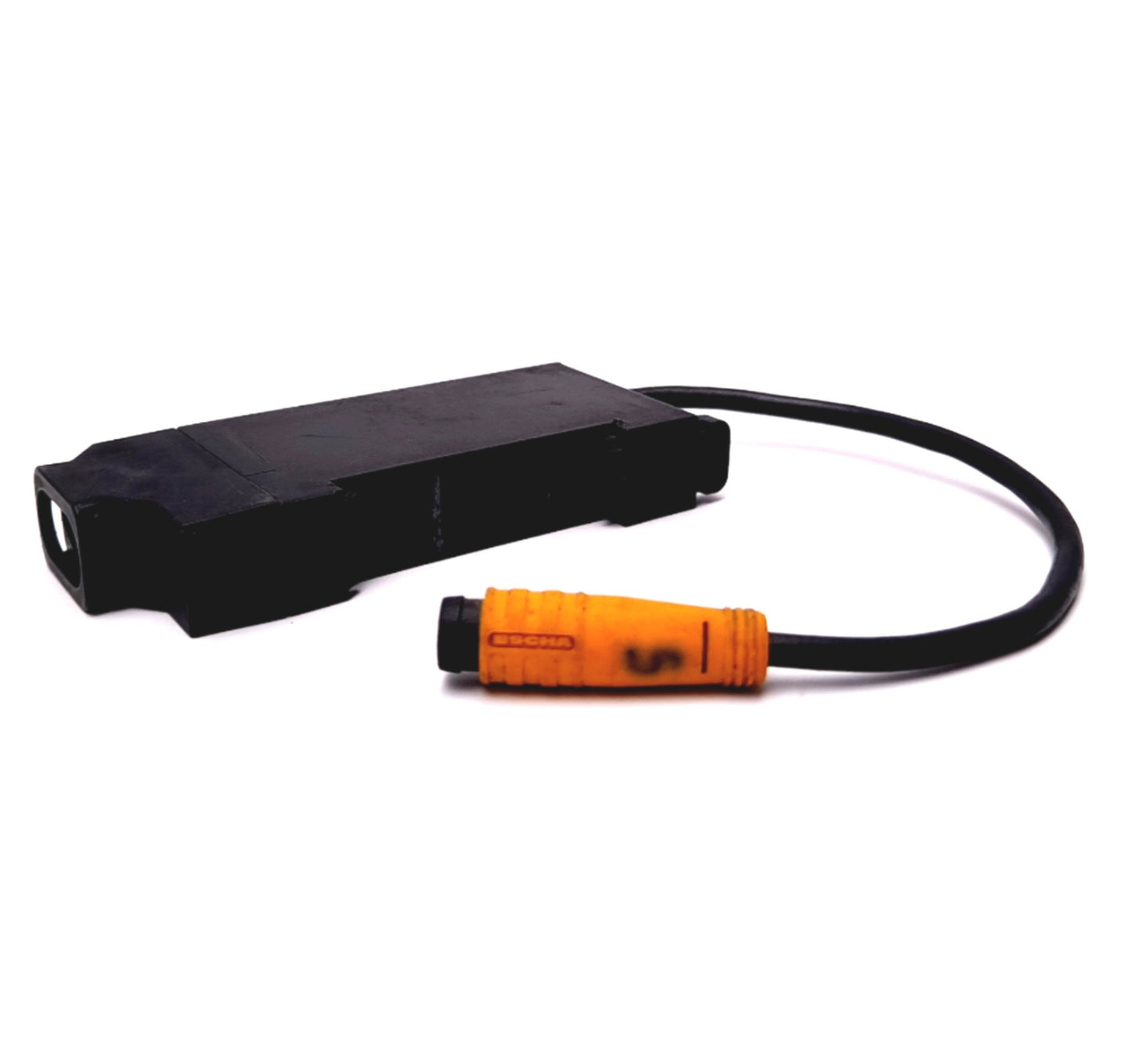 Used Banner D12SN6FVQ Fiber Optic Sensor, Voltage: 10-30VDC, Output: NPN 150mA