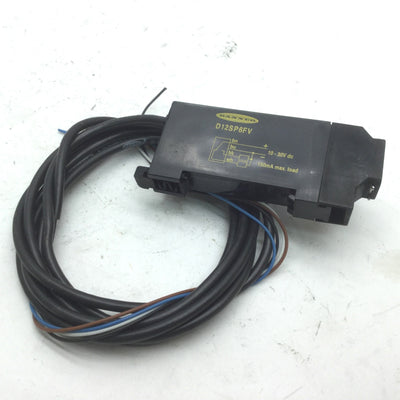 Used Banner D12SP6FV Fiber Optic Sensors, Voltage: 10-30VDC PNP Sourcing