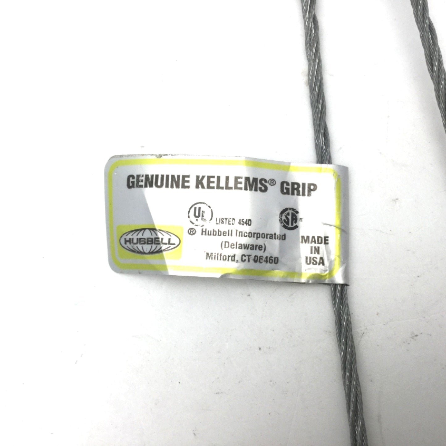 New – Open box Hubbell 073-04-1282 Kellems Bus Drop Grip Eye: 9", Mesh: 9.5" For: 1-1.25" Cable