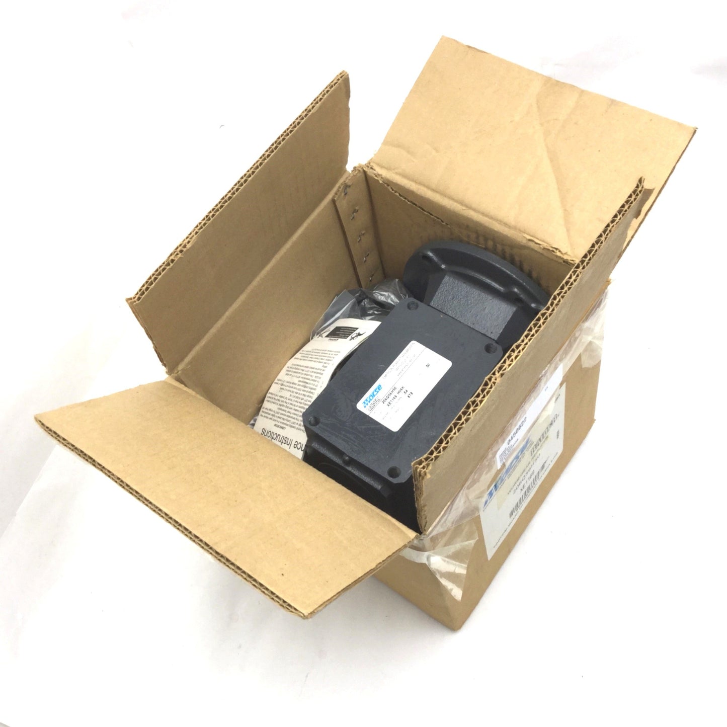 New – Open box New Morse Raider 20Q56H50 Worm Gear Reducer 50:1, Torque: 678 In-lbs, .54HP@1750