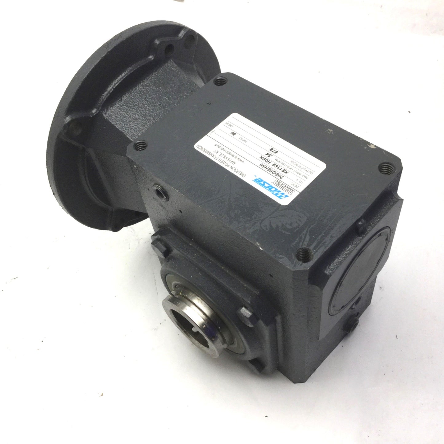 New – Open box New Morse Raider 20Q56H50 Worm Gear Reducer 50:1, Torque: 678 In-lbs, .54HP@1750