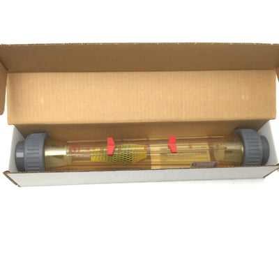 New – Open box GEMÜ 815 32D 72214 163 2500 Plastic Variable Area Flow Meter For Liquids & Gases