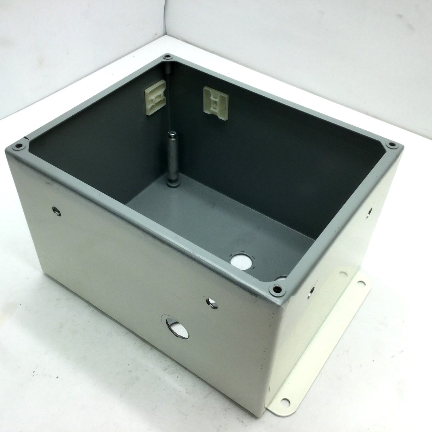 Used Hoffman A10086SC Screw Cover Electrical Steel Enclosure Box, 10" X 8" X 6"