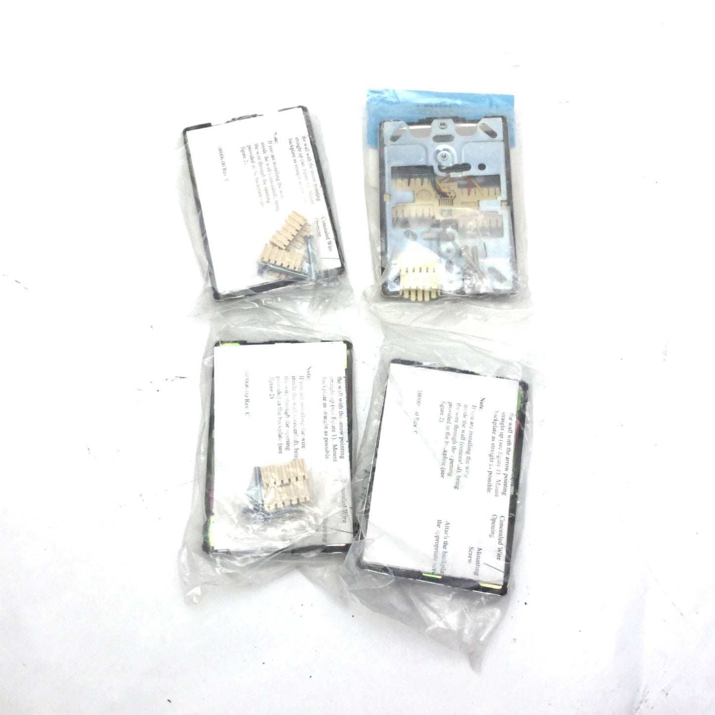 New Other Lot of 4 New Suttle SE-630B4 Assy Mod Wall Jacks, Steel Wall Mount Phone Jacks