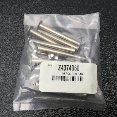New Lot Of 2 Z4374060 10 Pack Binding Post Diameter: 13/64" Length: 1-3/4" Stainless