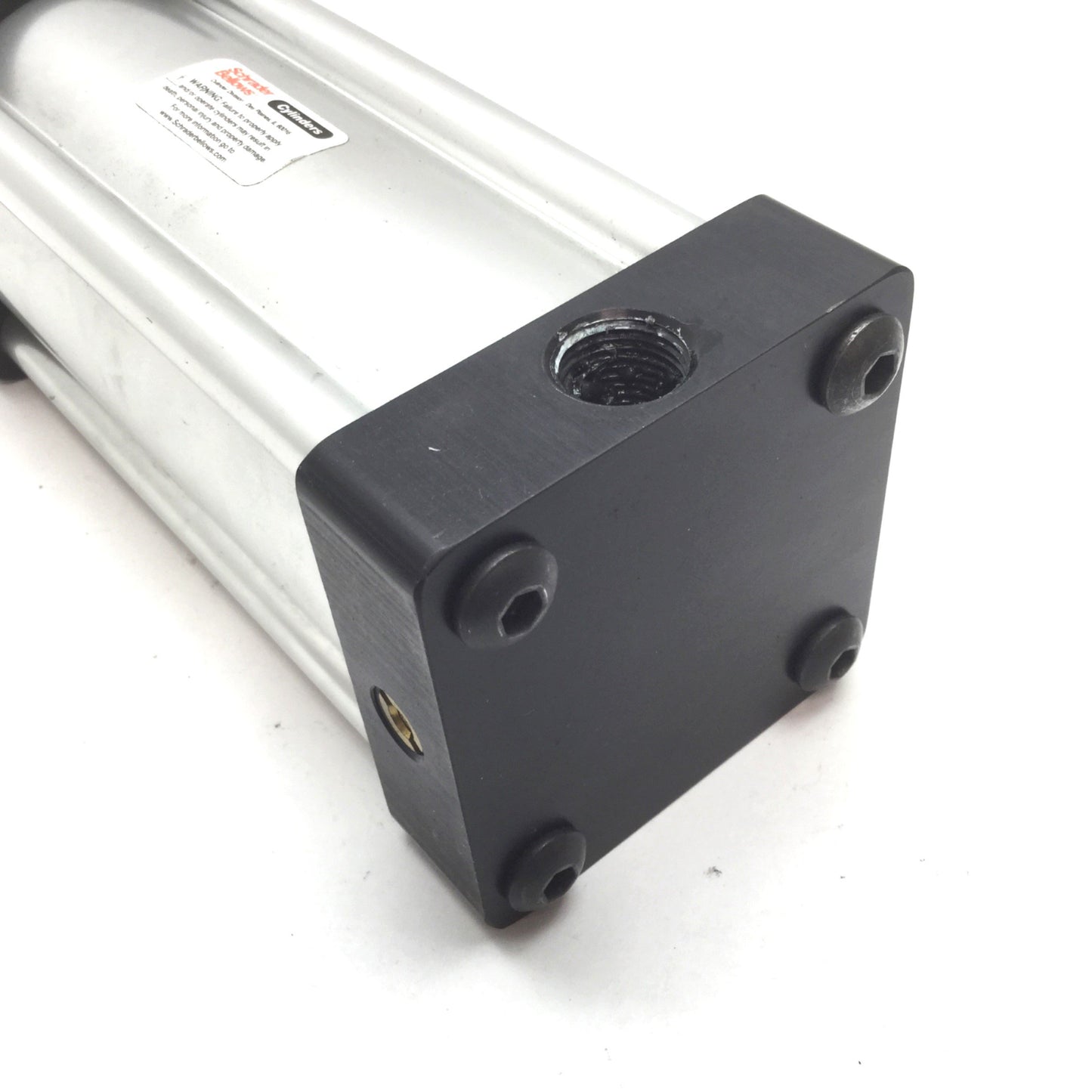 Used Schrader Bellows FW2C102321S 4.250 Econo-Ram II Pneumatic Cylinder, Bore: 2.5"
