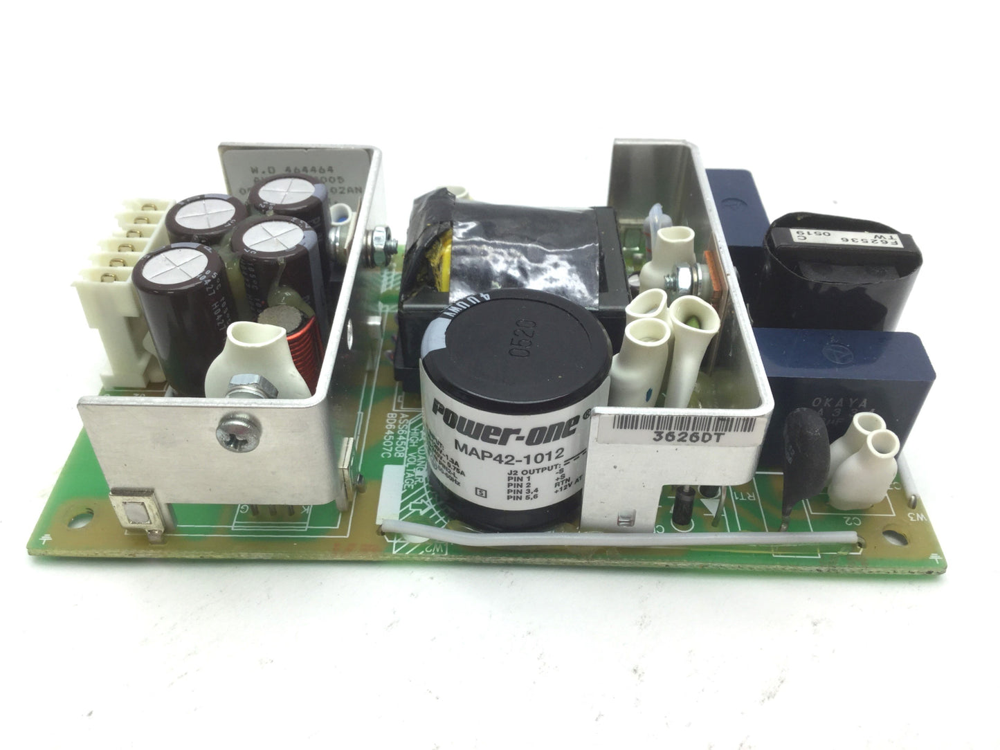 Used Power One MAP42-1012 Switching Power Supply Out: +12VDC 3.4 A In: 110-120V