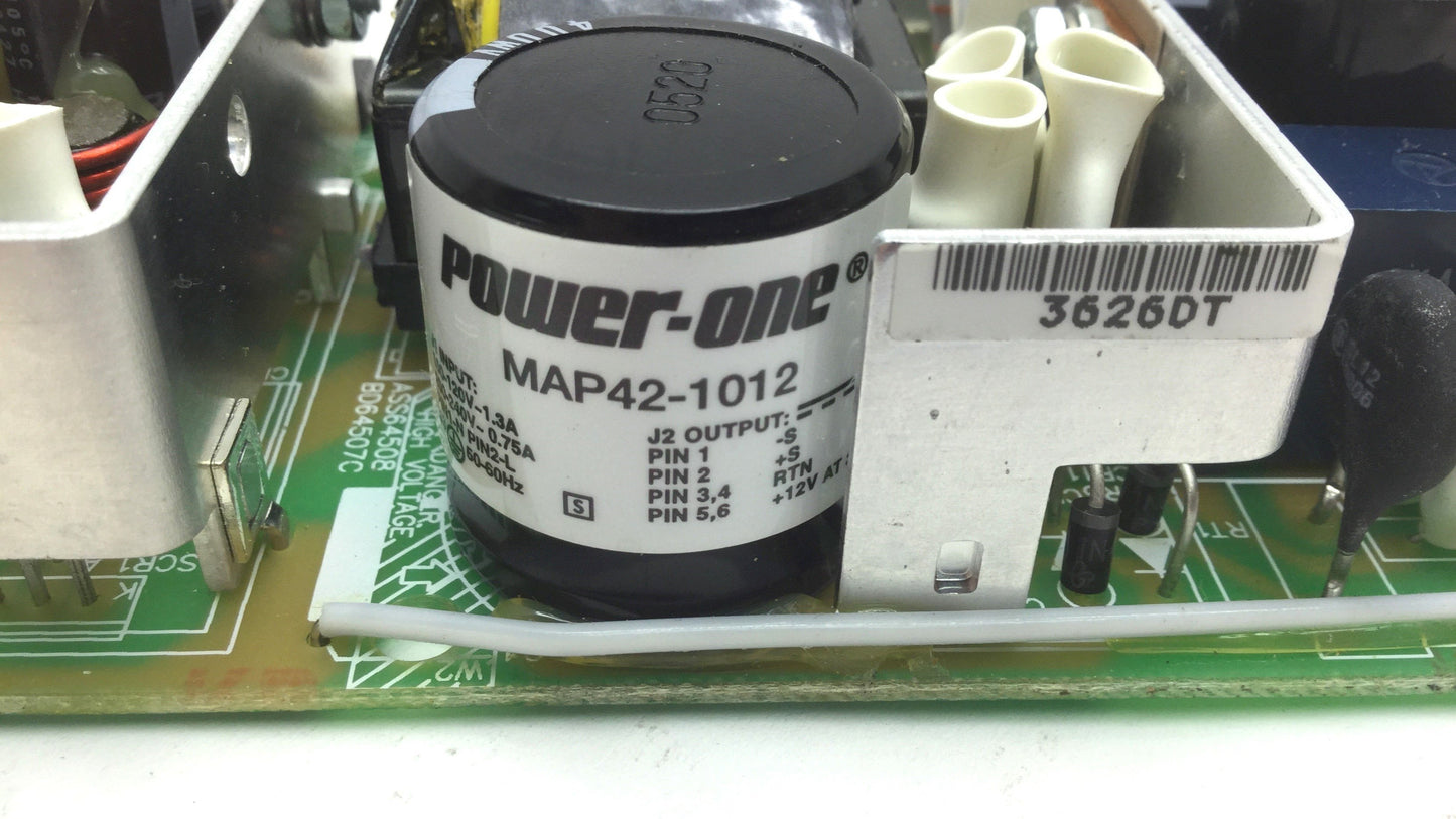 Used Power One MAP42-1012 Switching Power Supply Out: +12VDC 3.4 A In: 110-120V