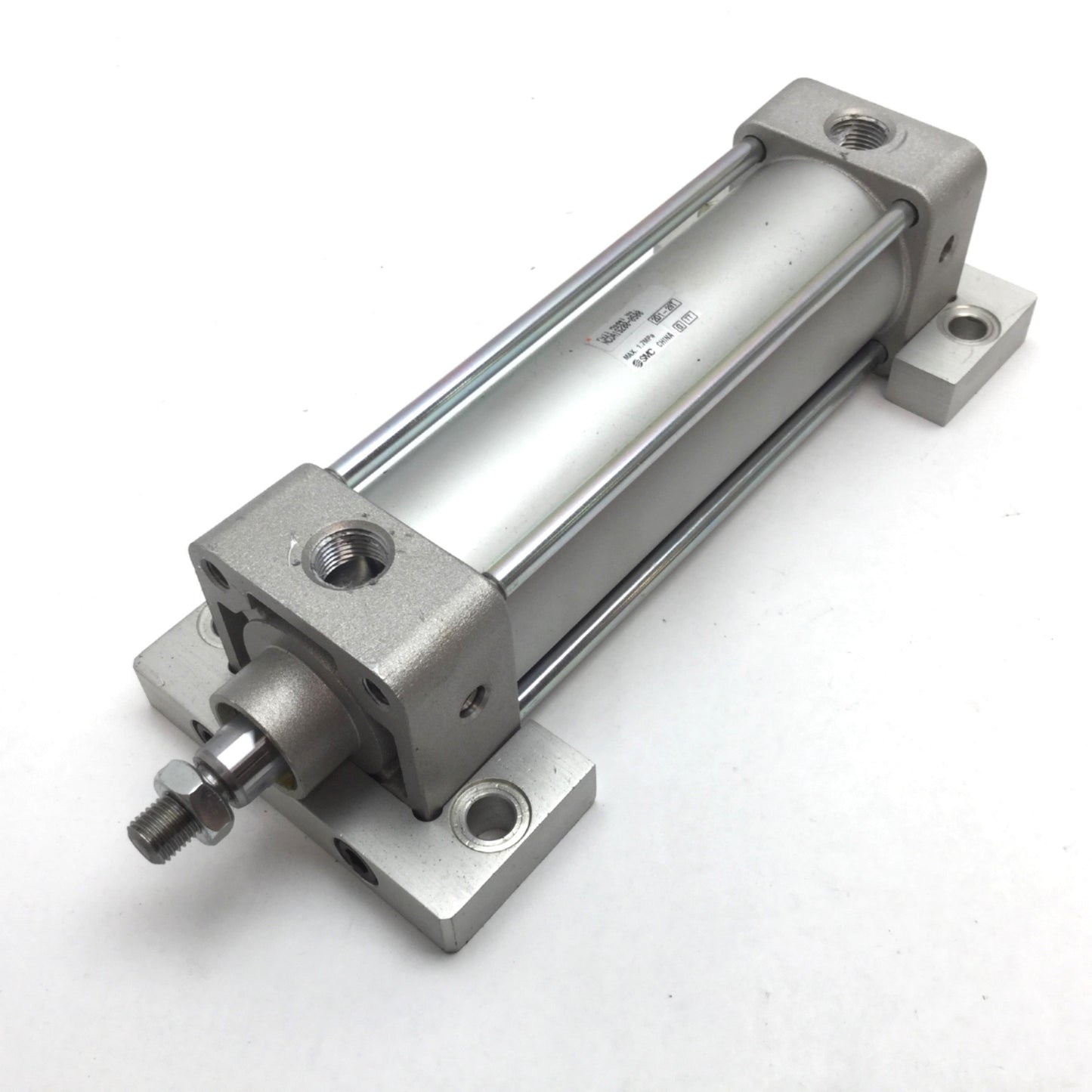 Used SMC NCDA1S200-0500 Pneumatic Cylinder, Bore: 2", Stroke: 5", Ports: 3/8" NPT