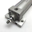Used SMC NCDA1S200-0500 Pneumatic Cylinder, Bore: 2", Stroke: 5", Ports: 3/8" NPT