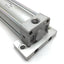 Used SMC NCDA1S200-0500 Pneumatic Cylinder, Bore: 2", Stroke: 5", Ports: 3/8" NPT