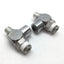 Used Lot of 2 Bimba FCP6 Flow Control, 3/8" NPT Male to 3/8" One Touch Push In Tube