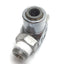 Used Lot of 2 Bimba FCP6 Flow Control, 3/8" NPT Male to 3/8" One Touch Push In Tube