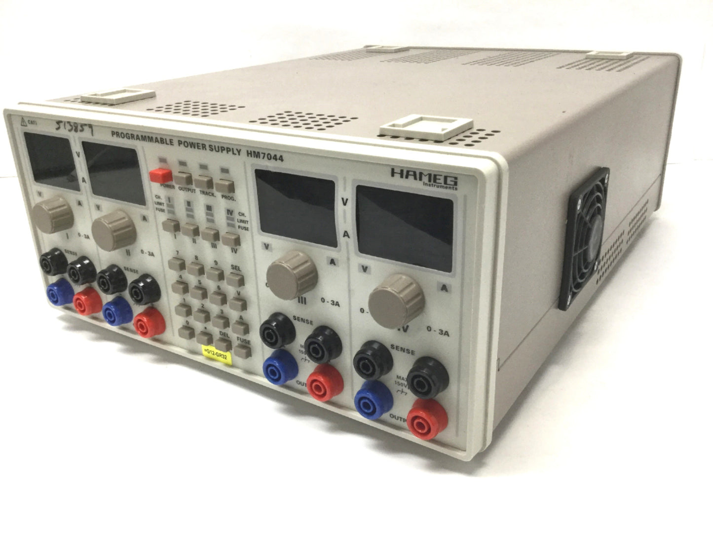 Used Hameg HM7044 Quadruple High Performance Programmable Power Supply 384W, 0-32VDC