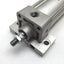 Used SMC NCDA1S200-0500 Pneumatic Cylinder, Bore: 2", Stroke: 5", Ports 3/8" NPT