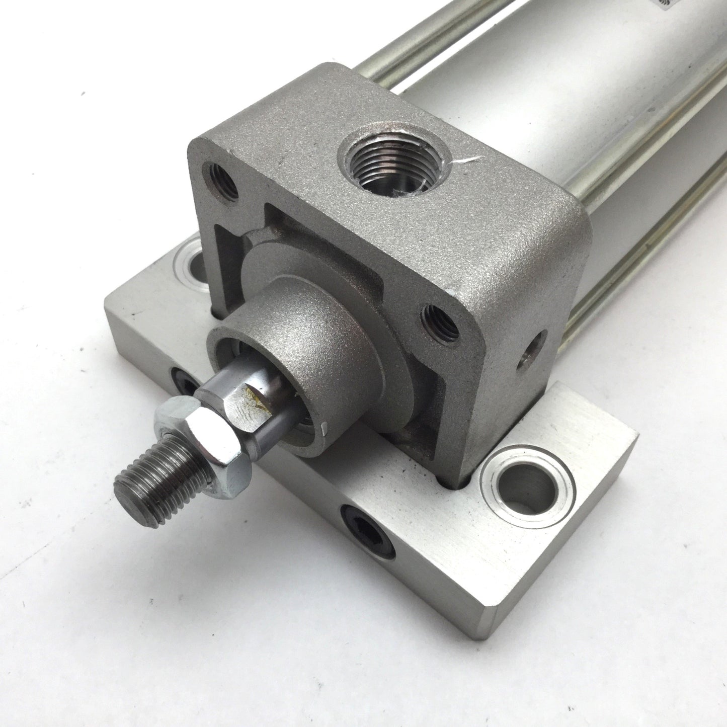 Used SMC NCDA1S200-0500 Pneumatic Cylinder, Bore: 2", Stroke: 5", Ports 3/8" NPT
