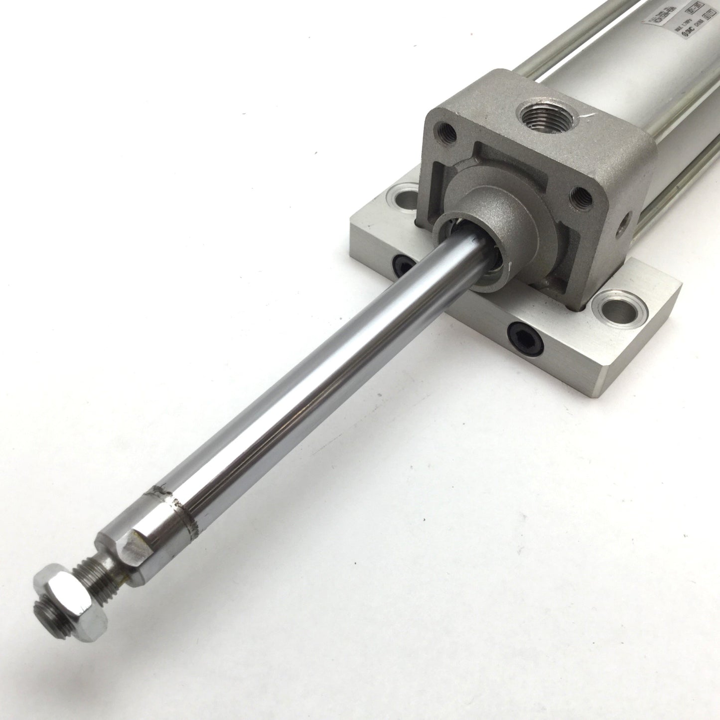 Used SMC NCDA1S200-0500 Pneumatic Cylinder, Bore: 2", Stroke: 5", Ports 3/8" NPT