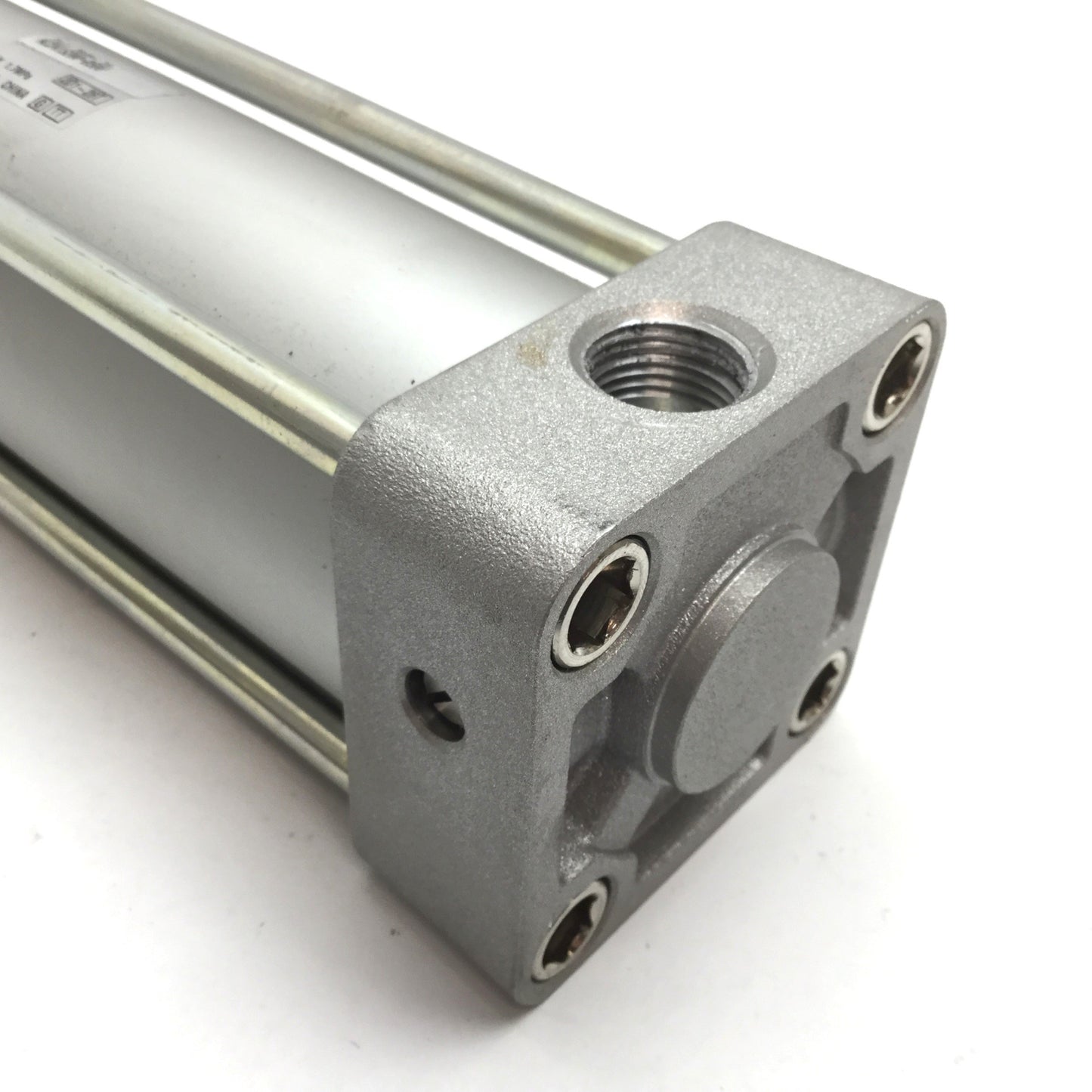 Used SMC NCDA1S200-0500 Pneumatic Cylinder, Bore: 2", Stroke: 5", Ports 3/8" NPT