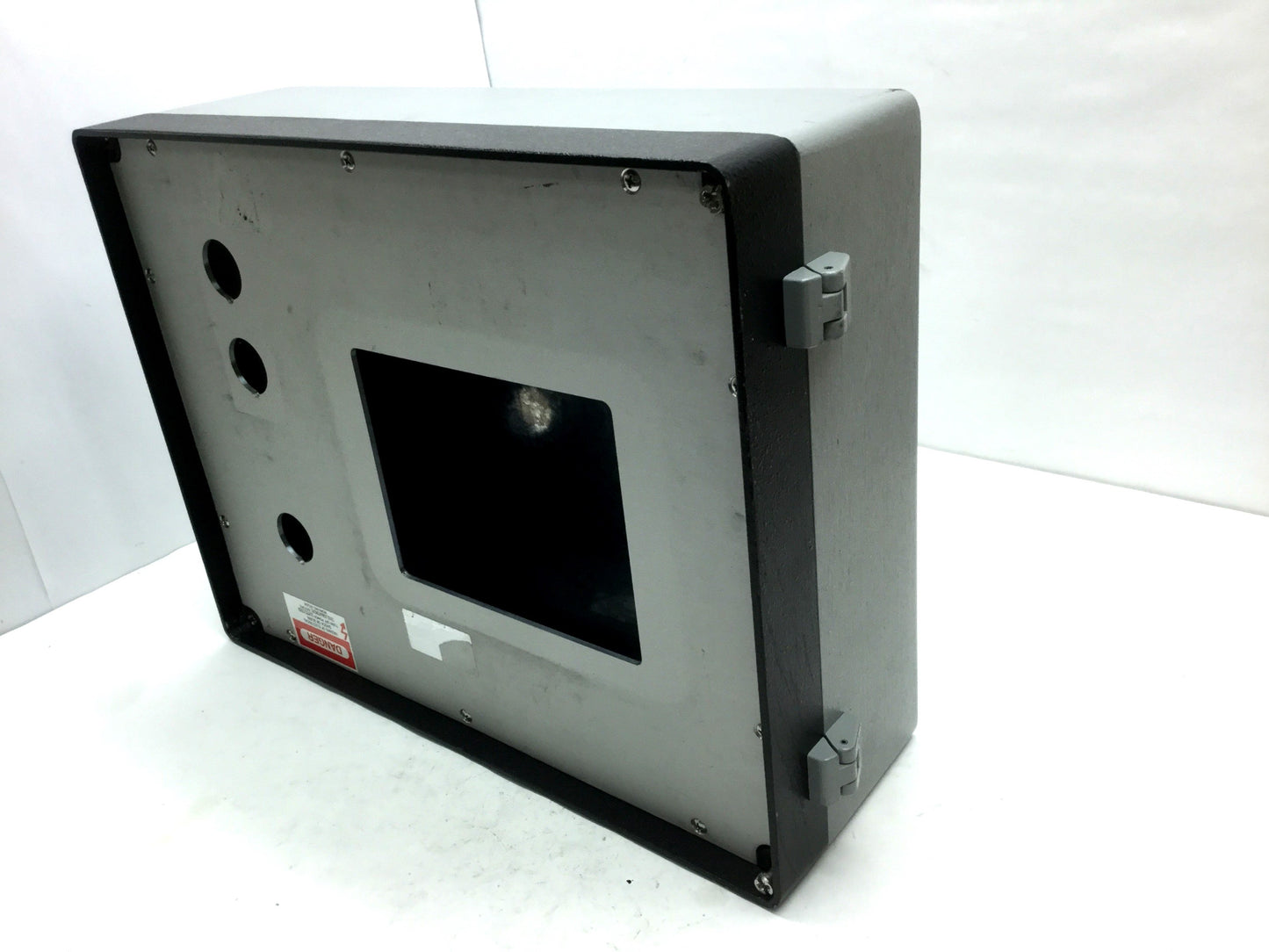 Used Hoffman Cast Aluminum HMI Enclosure Hinged In~ 15"x10"x4" Out ~16"x6"x10"