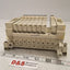 Used SMC Bank of 8 Valves (3) VQ1201RY-5, (5) VQ1101RY-5