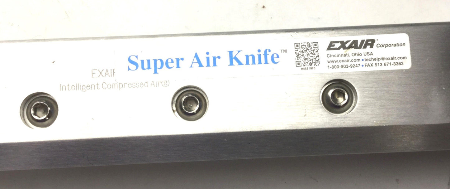 New – Open box Exair 1085411 Super Air Knife, Length: 12", 250 PSIG Max, Rev A, 40:1 Amp Ratio